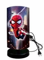 Abajur luminaria infantil quarto bebe unique aranha cute