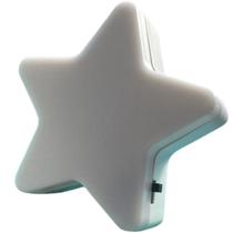 Abajur Luminária Infantil Tomada Quarto Bebê Luz Led Estrela