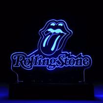 Abajur Luminária LED Banda Rolling Stones