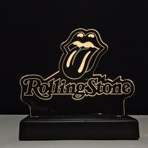 Abajur Luminária LED Banda Rolling Stones