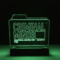 Abajur Luminária LED Criminal MInds - MJ