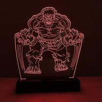 Abajur Luminária Led Hulk Vingadores Decorativa