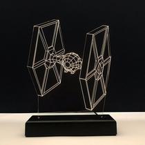 Abajur Luminária LED Tie Fighter Star Wars