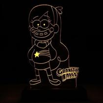 Abajur Luminária Mabel Gravity Falls Presente - Tecnotronics