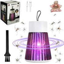 Abajur Luminaria Mata Mosquito Com Led Usb 12x9cm De Ø Na Caixa - FU XING