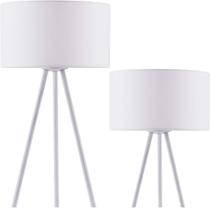 Abajur Luminária Mesa 48 E 75Cm Tripé Altura Regulável Metal Abajur Luminária Mesa 48 E 75Cm Tripé Altura Regulável Metal