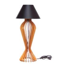 Abajur Luminária Mesa 53cm Mod. Diamante Luxo Quarto Sala