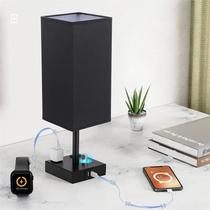 Abajur Luminária Mesa Com Carregamento De Celular Usbtipo C