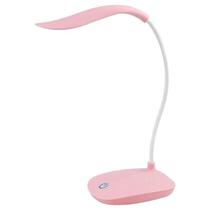 Abajur Luminária Mesa Flexível Recarregável Usb - Rosa