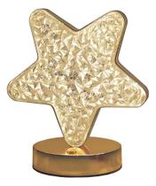 Abajur Luminária Mesa Led Touch Recarregável 3 Cores Quarto