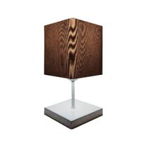 Abajur Luminária Mesa Quarto Sala Moderno Vivare md-2008BR Cúpula em Tecido - Bivolt