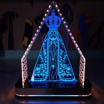 Abajur Luminária Nossa Senhora Aparecida Com Caixa Mdf Abajur Luminária Nossa Senhora Aparecida Com Caixa Mdf