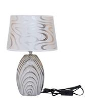 Abajur Luminária Porcelana Branco 38cm 127V