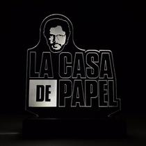 Abajur Luminária Série La Casa De Papel Led Lançamento