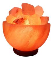 Abajur Luminária Terapêutica Sal Rosa Himalaia Fire Bowl Abajur Luminária Terapêutica Sal Rosa Himalaia Fire Bowl