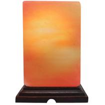 Abajur Luminária Terapêutica Sal Rosa Himalaia Retângulo Abajur Luminária Terapêutica Sal Rosa Himalaia Retângulo