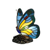 Abajur Luminária Tiffany Borboleta Decorativo Ideal para Sala e Quarto 18X21cm