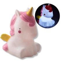 Abajur Luminaria Unicornio LED de Mesa