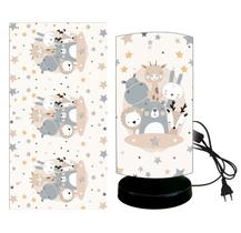 Abajur luminaria unique quarto bebe safari arca de noe