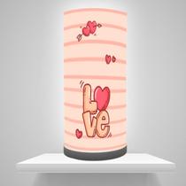 Abajur lumiraria Decorativo Love