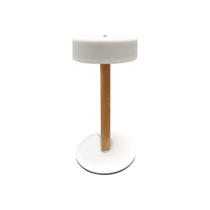 Abajur Luna 3W LED Multicor 3K/4K/6K Branco/Preto Com Madeira OR2133/OR2134