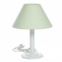 Abajur Madeira Base Oitavada Quarto Bebê Infantil