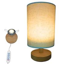 Abajur Mesa Luminaria 3 Tons LED Candeeiro USB Minimalista Decoraçao Iluminaçao Regulavel Cabeceira Quarto Sala