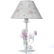 Abajur Metal Floral Rosa Quarto Bebê Infantil Menina Abajur Metal Floral Rosa Quarto Bebê Infantil Menina