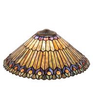 Abajur Meyda Tiffany Jeweled Peacock 17 de largura Abajur Meyda Tiffany Jeweled Peacock 17 de largura