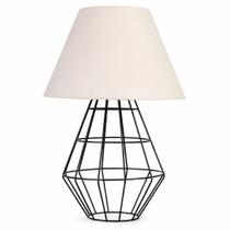 Abajur Morelia Elegante AB177/CO Cúpula Bege Kin Light