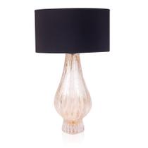 Abajur Murano Vilette Transparente c/ Ouro Abajur Murano Vilette Transparente c/ Ouro