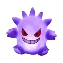 Abajur Noturno Gengar Pokémon - Lâmpada de Cabeceira para Crianças - Brinquedo de Halloween