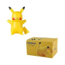 Abajur Noturno Pikachu LED - Luz de Mesa Macia para Quarto Infantil