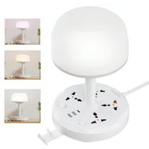 Abajur Para Mesa 3 Cores Quente Fria e Natural 100/220v
