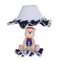 Abajur Para Quarto de Bebê Navy Marinho 01 Peça - Coleção Luxo - Happy Baby