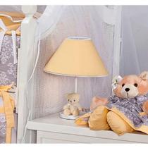 Abajur Para Quarto de Bebê Retrô Amarelo 01 Peça - Coleção Conforto - Happy Baby
