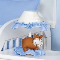Abajur Para Quarto de Bebê Selva Baby Azul 01 Peça - Coleção Luxo