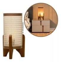 Abajur Pequena De Quarto Luminária De Mesa Madeira Moderna Abajur Pequena De Quarto Luminária De Mesa Madeira Moderna