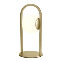 Abajur Ploc Dourado 31,5cm 4,8w 3000k Led - Hm028g - Bella