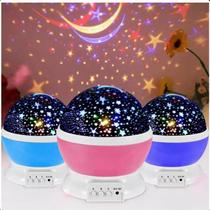 Abajur Projetor Galaxy Azul Mesa Infantil Compacto Moderno Abajur Projetor Galaxy Azul Mesa Infantil Compacto Moderno