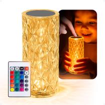 Abajur Quarto Luminária Led De Mesa mesa de cabeceira Com Controle
