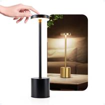 Abajur Quarto Luminária Led De Mesa mesa de cabeceira Touch S/ Fio