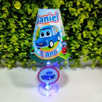 Abajur Taça C/led P Centro de Mesa Zeek e Seus Amigos Cd001 Abajur Taça C/led P Centro de Mesa Zeek e Seus Amigos Cd001