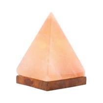 Abajur Terapêutica Sal Rosa Himalaia Pirâmide Média 16cm