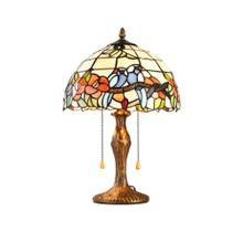 Abajur Tifany Classico Colorido Base Metal Formosa Abajur Tifany Classico Colorido Base Metal Formosa