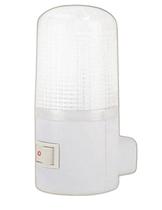 Abajur Tomada LED Bivolt - 3W Branco - Economia de Energia