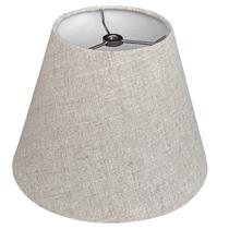 Abajur Tootoo Star Barrel em tecido branco para candeeiros de mesa