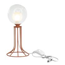 Abajur Torre Cobre Bolinha Harmony Maravilhoso