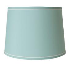 Abajur Urbanest French Drum 30 x 36 x 25 cm com acabamento azul-petróleo