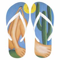 Abaporu Chinelo Pintura Arte Obra Tarsila do Amaral. Presente artista - Naltic